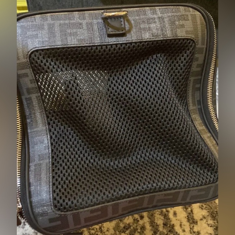 Fendi FF Logo Pet Carrier Bag original price $2650 - Picture 5 of 9